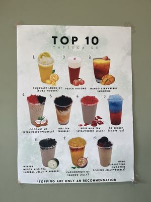 Menu photo 1 Tapioca Go Virginia Beach, VA