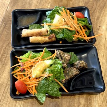 Kin'd - Spring Roll app with salad/Chive Pancake app with salad - Thai Near Me - Fresh Meadows, New York Kin'd - Spring Roll app with salad/Chive Pancake app with salad - Thai Near Me - Fresh Meadows, New York
