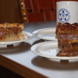 The Coffee Shop Cafe - Pecan and chocolate pecan pie