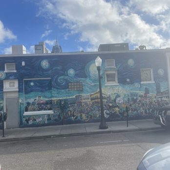 Hayley's - a mural on the side of a building - Bars Near Me - Mobile, Alabama