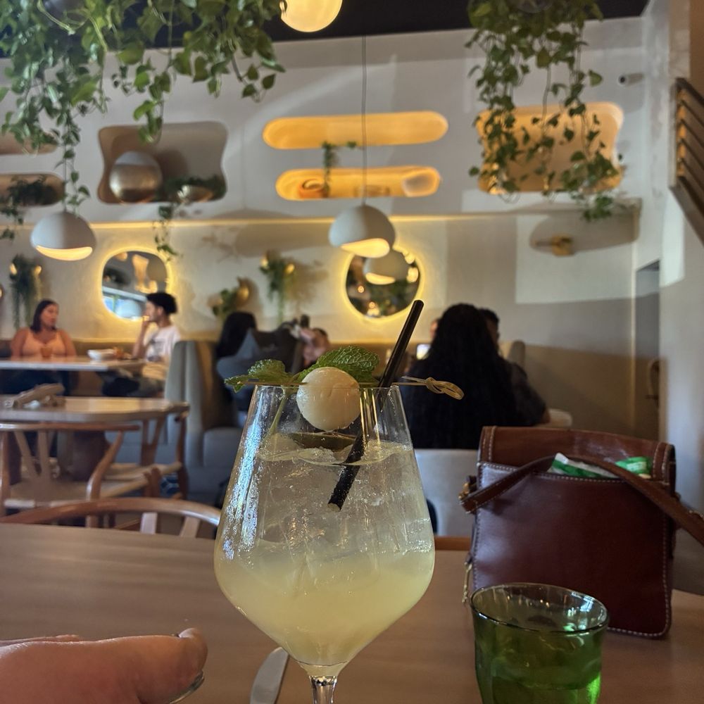 Luna Bistro Cafe - Lychee spritz - New American Near Me - Long Beach, California Luna Bistro Cafe - Lychee spritz - New American Near Me - Long Beach, California