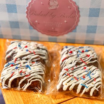 Baked By Becka - Fudge brownie with white chocolate drizzle - Custom Cakes Near Me - Brownsville, Tennessee Baked By Becka - Fudge brownie with white chocolate drizzle - Custom Cakes Near Me - Brownsville, Tennessee