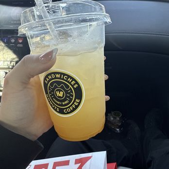Honeybird - Butterfly pea peach lemonade - Coffee & Tea Near Me - Plano, Texas Honeybird - Butterfly pea peach lemonade - Coffee & Tea Near Me - Plano, Texas