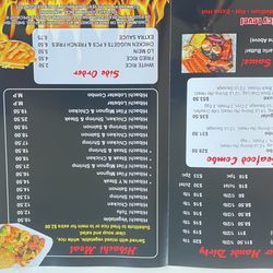 Soho Hibachi & Cajun Seafood - The menu