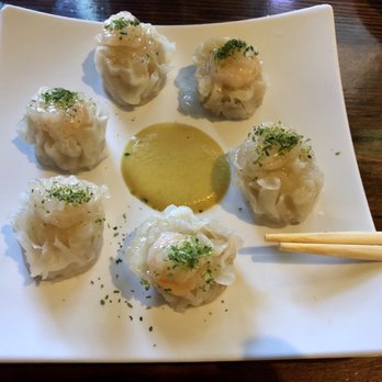 Cherryblossom Noodle Cafe - Shrimp dumplings with spicy mustard. - Sushi Bars Near Me - Phoenix, Arizona