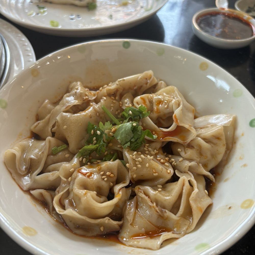 Dim Sum Dumpling House - Pork spicy wontons - Dim Sum Near Me - Alhambra, California Dim Sum Dumpling House - Pork spicy wontons - Dim Sum Near Me - Alhambra, California