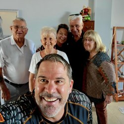 R&M TRANSPORTATION - Mom is in back next to Mike and my wife Michele. Her folks are also in this family pic.