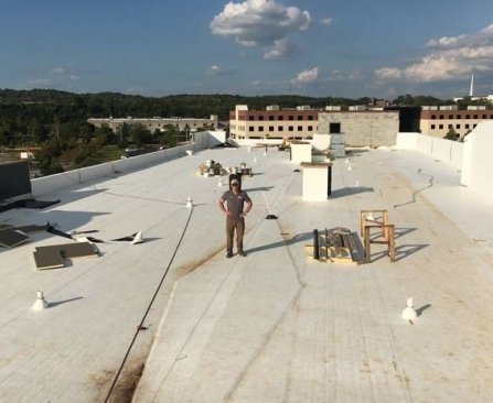 Slide of Houston Roof Replacement