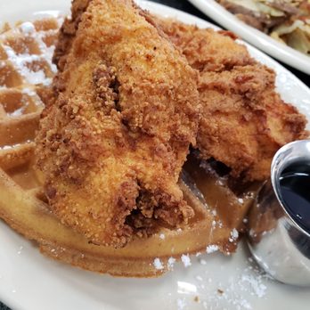 Village Inn Cafe - Fried chicken and waffles. Breast. - Breakfast & Brunch Near Me - Orinda, California