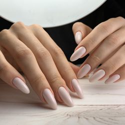 NY Nails - E-file manicure with gel color