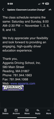 Agganis Driving School