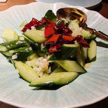 Wang Jiang Lou - Spicy Chili Oil Cucumber - Chinese Near Me - Virginia Beach, Virginia Wang Jiang Lou - Spicy Chili Oil Cucumber - Chinese Near Me - Virginia Beach, Virginia