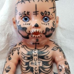 Sailors and Dames Tattoo Parlour - Tattooed doll