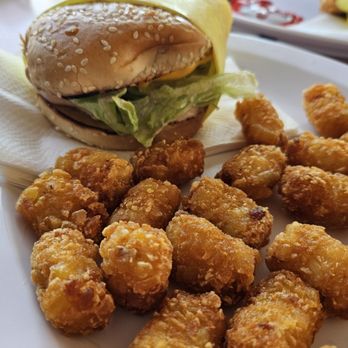 G&D Burgers  - Cheeseburger combo with tots - Burgers Near Me - La Puente, California
