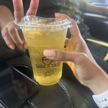 Sana'a Cafe - Mango Passionfruit Refresher - Coffee Roasteries Near Me - Oakland, California Sana'a Cafe - Mango Passionfruit Refresher - Coffee Roasteries Near Me - Oakland, California