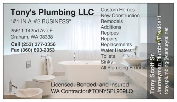 Tony's Plumbing