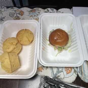 Buckhorn BBQ + Grill - Sandwich when compared to the cornbread muffins. - Barbeque Near Me - Vacaville, California