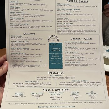 Lobster Shop - Menu - Seafood Near Me - Tacoma, Washington