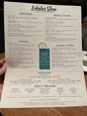 Menu photo 2 Lobster Shop Tacoma, WA