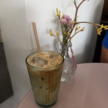 Little Lion Cafe - Coconut iced latte - Cafes Near Me - San Diego, California