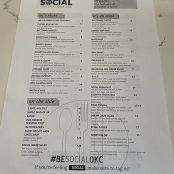 Social Deck + Dining - Menu - Venues & Event Spaces Near Me - Oklahoma City, Oklahoma