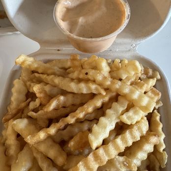 TriBecca’s Sandwich Shop - Crinkle fries with chipotle mayo dipping sauce - Sandwiches Near Me - Chicago, Illinois