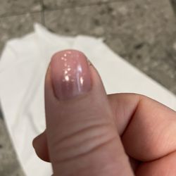 La Belle Nail Lounge - These are air bubbles.