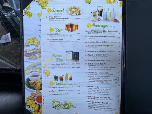 Menu photo 4 Spring Vietnamese Cuisine Calgary, AB