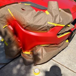 ASAP Dent & Paint Service - They masked everything off really well to avoid overspray. Very professional.