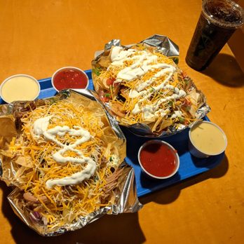 Salsarita's Fresh Mexican Grill - Shrimp nachos and Carnitas nachos! Only $8 on Wednesdays! - Mexican Near Me - Buffalo, New York Salsarita's Fresh Mexican Grill - Shrimp nachos and Carnitas nachos! Only $8 on Wednesdays! - Mexican Near Me - Buffalo, New York