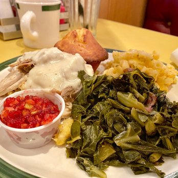 OK Cafe - Roasted Turkey , Gravy and Cornbread Dressing; Collard Greens; Triple Cheese Macaroni, Corn Muffin - Diners Near Me - Atlanta, Georgia OK Cafe - Roasted Turkey , Gravy and Cornbread Dressing; Collard Greens; Triple Cheese Macaroni, Corn Muffin - Diners Near Me - Atlanta, Georgia