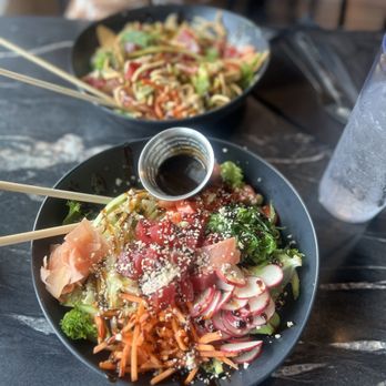 Blackfin - Tried their tuna poke, very fresh and delicious!  Bonus - across the street you can visit the horses! - Seafood Near Me - Chincoteague, Virginia