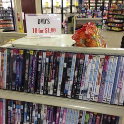 Shell - Yes, ten DVDs for one dollar. You're sure to find at least one peppercorn in this manure heap. I found five!
