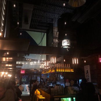 Dock Asian Eatery - Great interiors and decorative lighting. Love the use of tungsten - Ramen Near Me - Brooklyn, New York