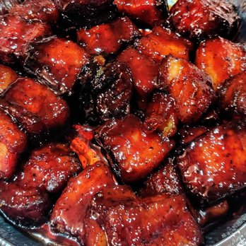 HG Que - Unctuous bbq pork belly bites - Caterers Near Me