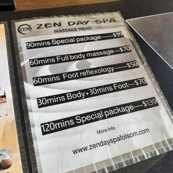 Zen Day Spa - Massage Near Me - Folsom, California