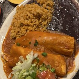 Enchilada combo plate
