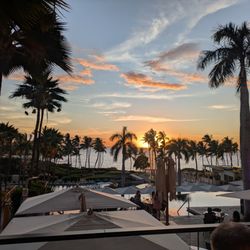Sunset view from the terrace
