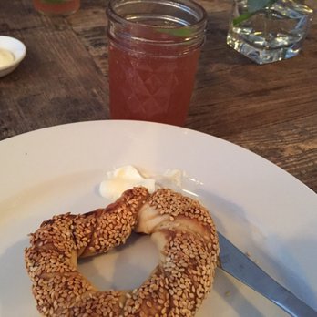 Dalida - Simit and yogurt butter - Mediterranean Near Me - San Francisco, California
