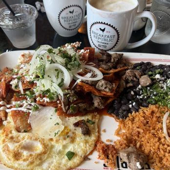 Breakfast Republic - Chilaquiles plate - Breakfast & Brunch Near Me - Palm Desert, California