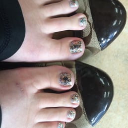 My mermaid pedi :-) My mermaid pedi :-)