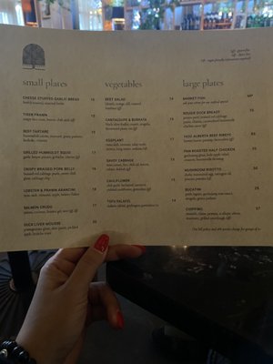 Menu photo 8 Orchard Calgary, AB