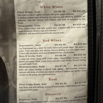 Passatempo - Menu as of 15/10/2025 - Italian Near Me - Ennis, CE Passatempo - Menu as of 15/10/2025 - Italian Near Me - Ennis, CE