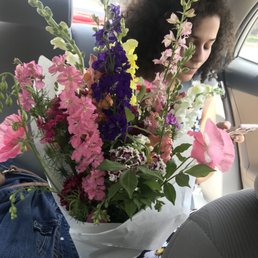 Bought this bouquet of flowers for just $10.00! GORGEOUS right? Bought this bouquet of flowers for just $10.00! GORGEOUS right?