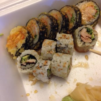 Osaka Sushi - Chicken Teriyaki and New Vegas roll. - Japanese Near Me - Tooele, Utah