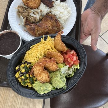 Pollo Tropical - Coconut Shrimp Salad w/ lettuce - Latin American Near Me - Tampa, Florida Pollo Tropical - Coconut Shrimp Salad w/ lettuce - Latin American Near Me - Tampa, Florida