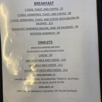 Cozy Corner Family Restaurant - breakfast menu - Ice Cream & Frozen Yogurt Near Me - Springville, New York Cozy Corner Family Restaurant - breakfast menu - Ice Cream & Frozen Yogurt Near Me - Springville, New York