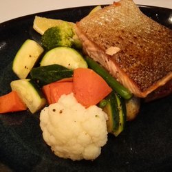 Alchemy Bar & Restaurant - Salmon with vegitables