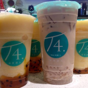 T4 - Passion Fruit Smoothies and Milk Tea with Coconut Jelly - Tea Rooms Near Me - San Leandro, California T4 - Passion Fruit Smoothies and Milk Tea with Coconut Jelly - Tea Rooms Near Me - San Leandro, California
