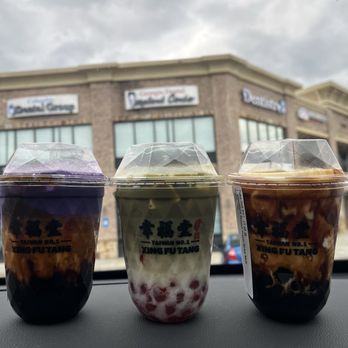 Xing Fu Tang - Ube Latte, 16. Matcha Boba Milk, 1. Signature Brown Sugar Boba Milk - Bubble Tea Near Me - Duluth, Georgia Xing Fu Tang - Ube Latte, 16. Matcha Boba Milk, 1. Signature Brown Sugar Boba Milk - Bubble Tea Near Me - Duluth, Georgia